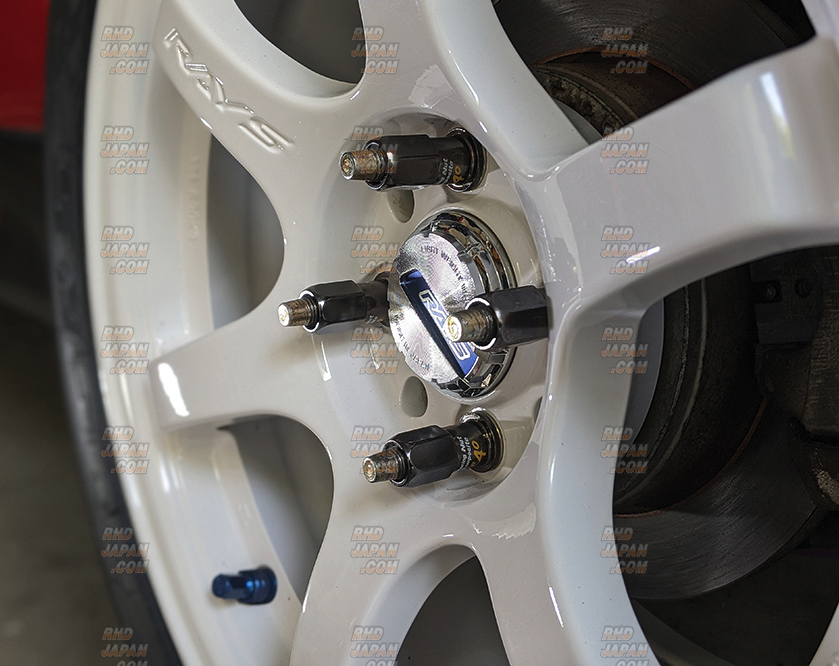 Kyo-Ei Racing Composite R40 Glorious Black Lock & Nut Set
